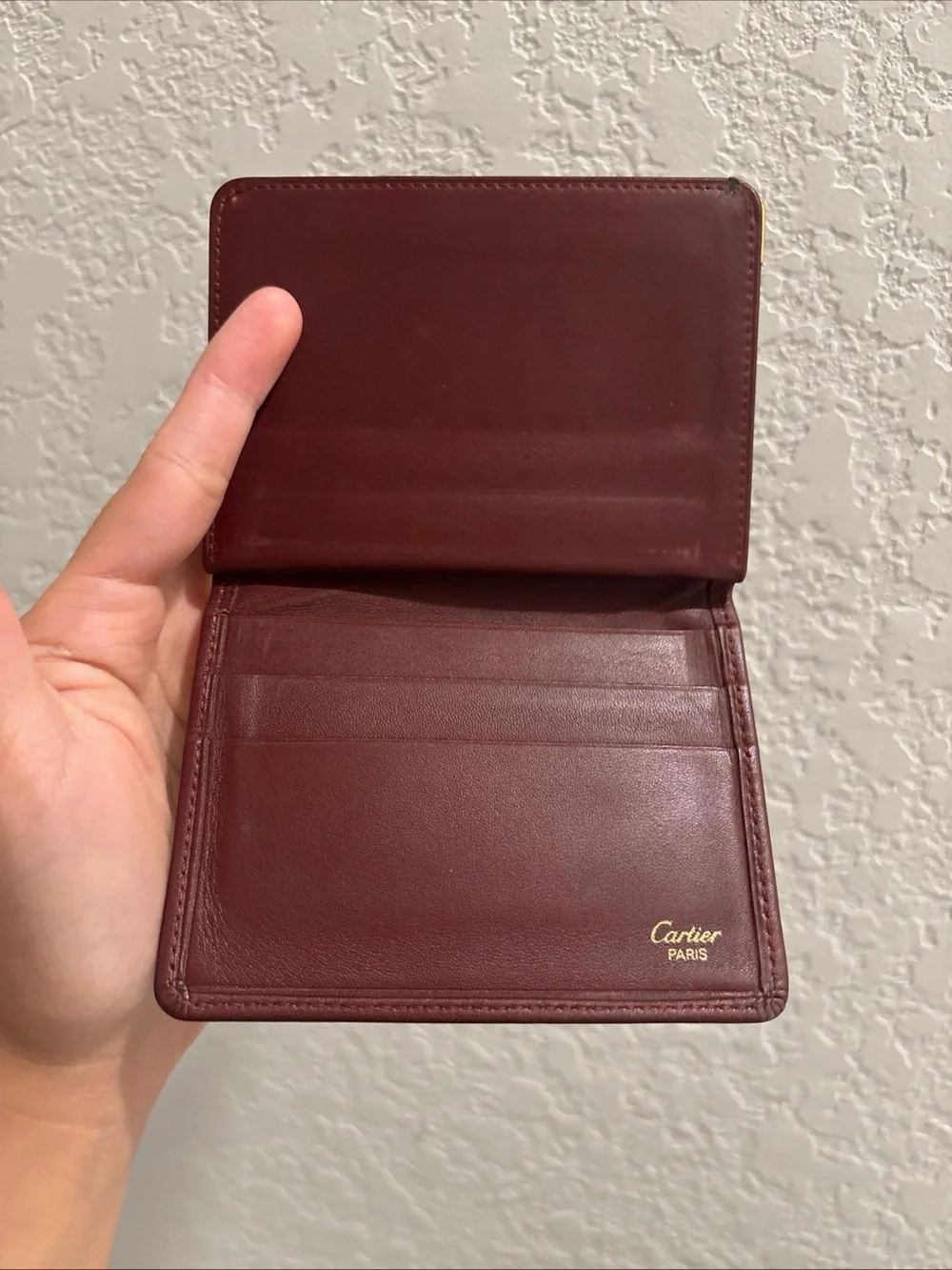Cartier Leather Bifold Wallet